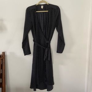 GAP Long-sleeve Wrap Dress, Sz Tall Medium